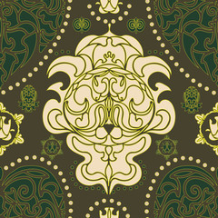 Indian ornament pattern.Can be used for designer wallpapers, for textile, printing and other