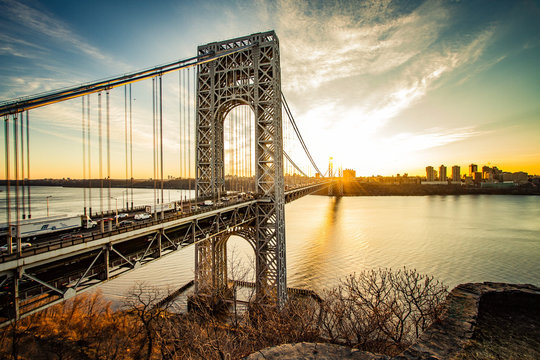 Fototapeta George Washington Bridge Sunrise