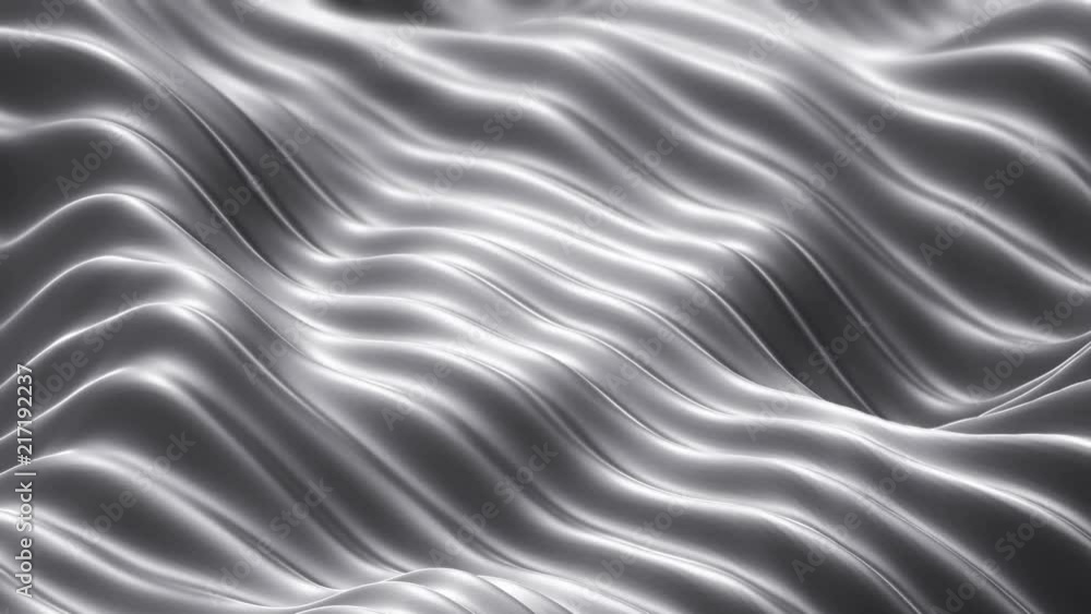 Poster morphing silver background - seamless loop