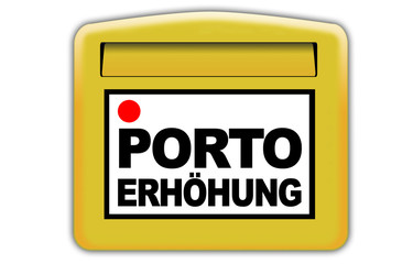 Briefkasten Briefporto Porterhöhung
