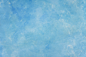 Blue pastel colour wall vignette texture abstract background.