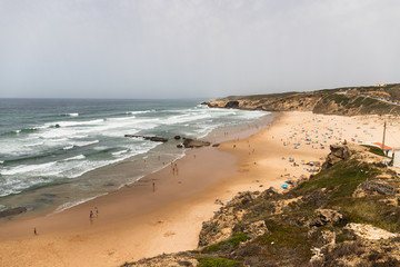 The beach of Monte Clerigo in Aljezur, Portugal