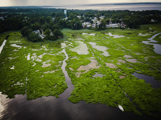Aerial of  Keyport New Jersey