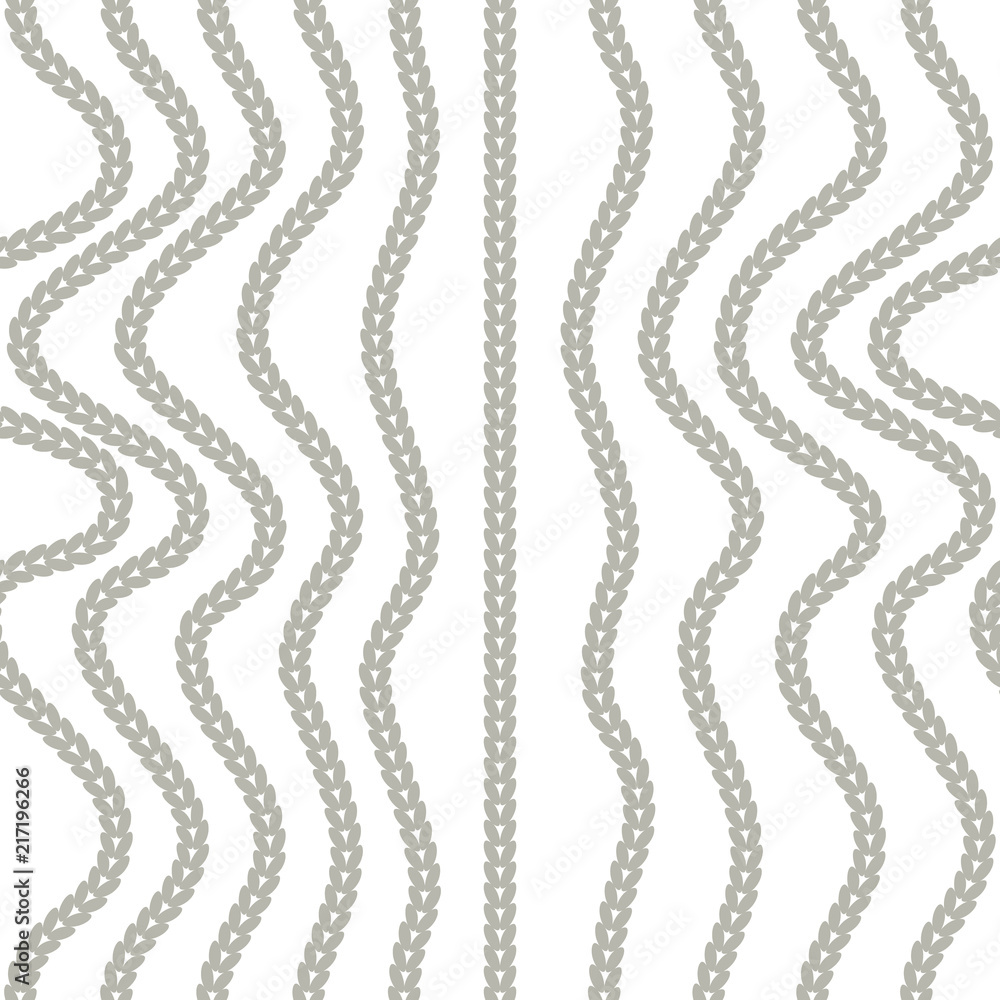 Poster seamless pattern of yarns. waves and vibrations of forms. optical illusion of motion.