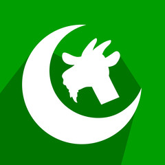 Illustration of background for the occasion of Muslim festival Eid-al-adha 