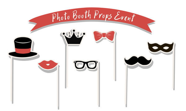 Photo booth props event, Photo booth props for weddings