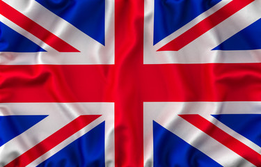 Great Britain Waving Flag. 3D rendering