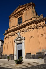 Fototapeta na wymiar Montalto di Castro - Chiesa di Santa Maria Assunta
