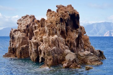 Fototapeta premium Wild rock formation of Corsica