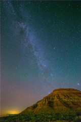 Milky Way over Desert