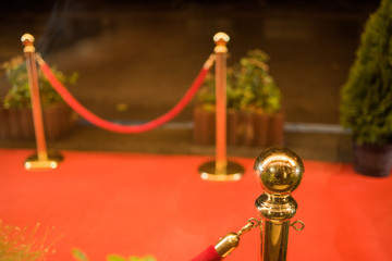 Red carpet entrance