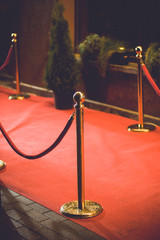 Red carpet entrance