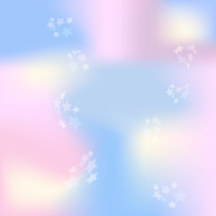 Holographic abstract background. Trendy neon texture for design covers, banners, posters, books, business cards. Futuristic gradient mesh backdrop. Vector.