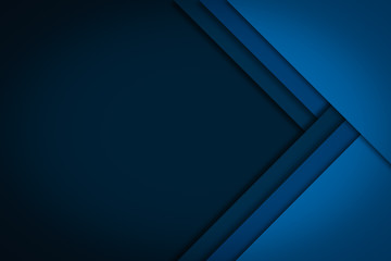 abstract blue background with geometric lines. illustration technology design