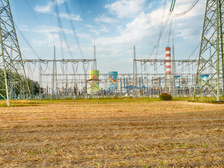 High Voltage Power Lines