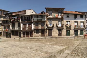 Landscape of the city of Guimarães in Portugal