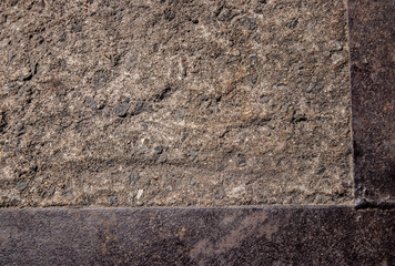 brown stone texture with metal frame