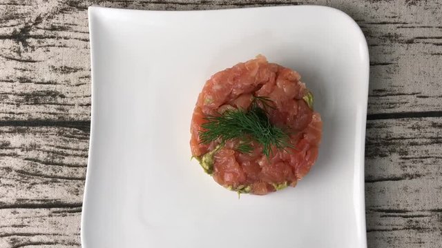 Tartare de saumon