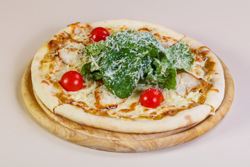 Caesar pizza with cheese
