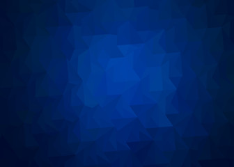 abstract background of ice from blue triangles