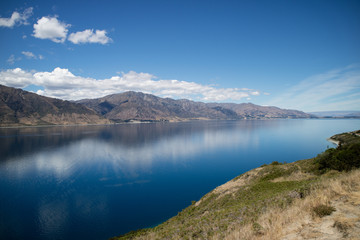 Fototapeta na wymiar Lake Hawea, Otago, New Zealand
