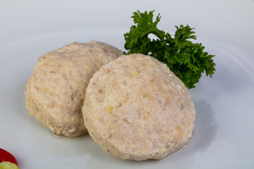 Delicious steamed meatballs