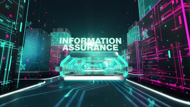 Cyber attack with digital technology concept