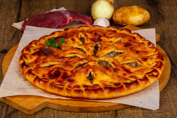 Homemade Ossetian pie