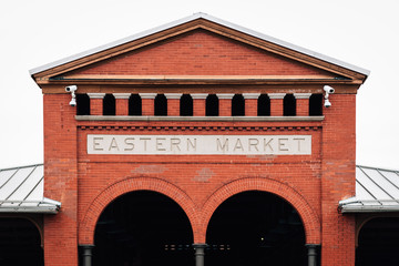 Obraz premium Eastern Market, in Detroit, Michigan