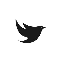Bird Flat Logo Template Design