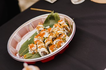 Appetizers in a Mediterranean wedding, a single-bite snack