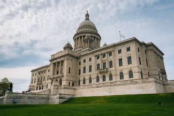 The Rhode Island State House in Providence, Rhode Island
