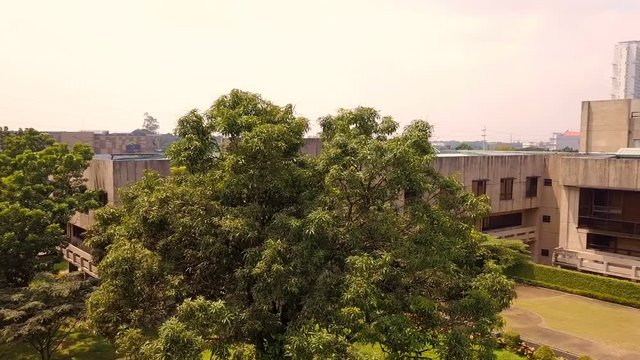 School Campus Building forest