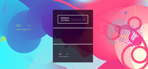 Fluid color background. Liquid shape . Eps10 vector.