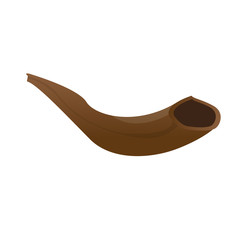 Isolated shofar icon