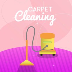 Carpet cleaning illustration