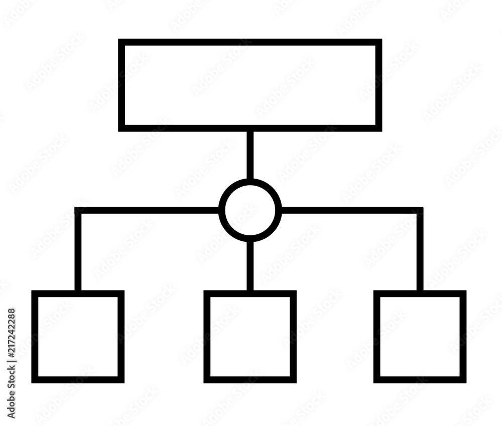Poster programme planning or sitemap workflow thin line icon. flat stytle. sitemap icon for your web site d