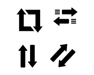 black cursor arrow narrow forward image logo vector sign icon