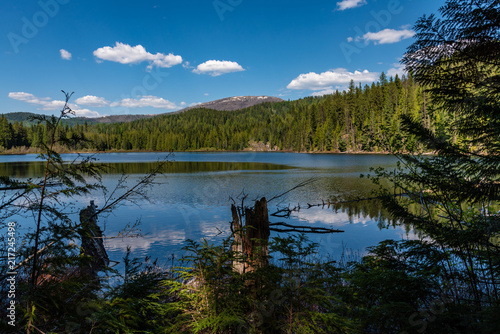 South Skookum Lake In The Colville National Forest Stock Photo
