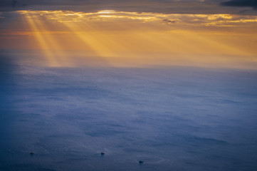 Obraz premium Sunset in the sea