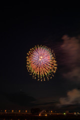 Sanjo fire works at Japan