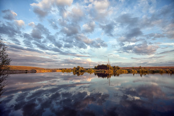 shallow waters on the river