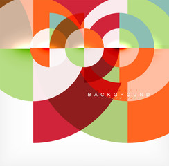 Modern circle abstract background