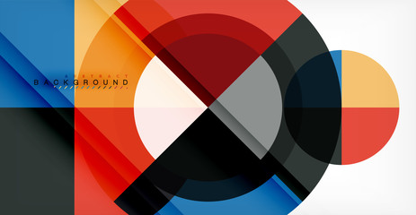 Obraz premium Vector circle abstract background