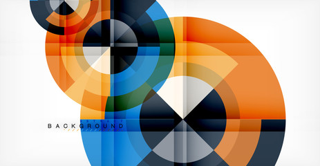 Obraz premium Vector circle abstract background