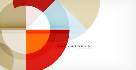 Obraz premium Vector circle abstract background