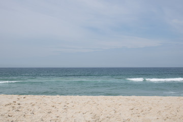 Fototapeta na wymiar Desert Rio de Janeiro Beach
