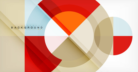 Obraz premium Vector circle abstract background