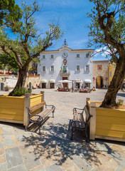 San Gemini (Italy) - The very nice medieval hill town in Umbria region, province of Terni, in a...