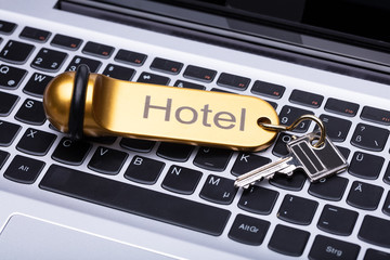 Elevated View Of Hotel Key